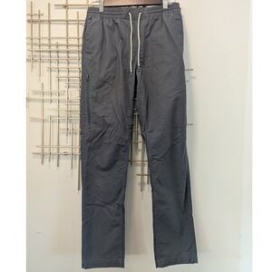 Jetty Cargo Pants Drawstring Waist Zipper Pocket Charcoal Gray Men's M Neutral